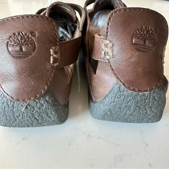 Timberland Smart Comfort Systems Brown Leather shoes Size: 9.5 - Picture 3 of 4